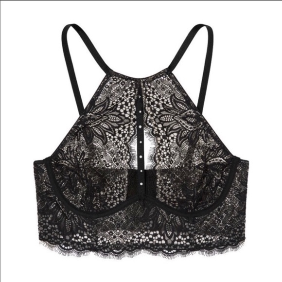 Victoria's Secret Other - Victoria’s Secret High Neck Bra 32D NWT